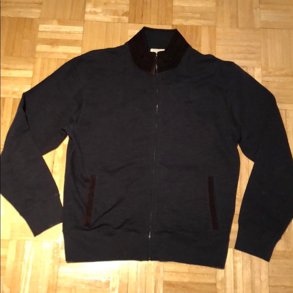 Billy Reid suede collard jacket